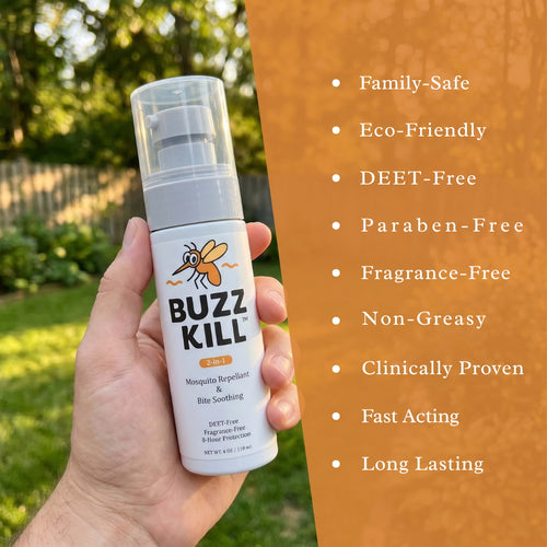BuzzKill™ — Non-Toxic Mosquito Repellent & Bite Healer