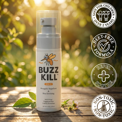 BuzzKill™ — Non-Toxic Mosquito Repellent & Bite Healer