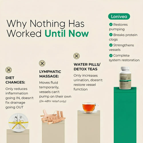 New Maximum Potency Formula - Lymphatic Drainage Capsules by Lonivea™