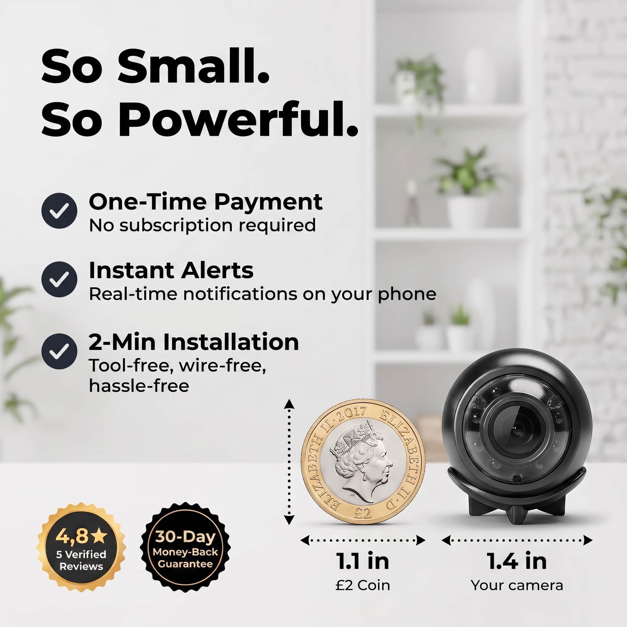 NanoVision™ – Mini 4K Camera