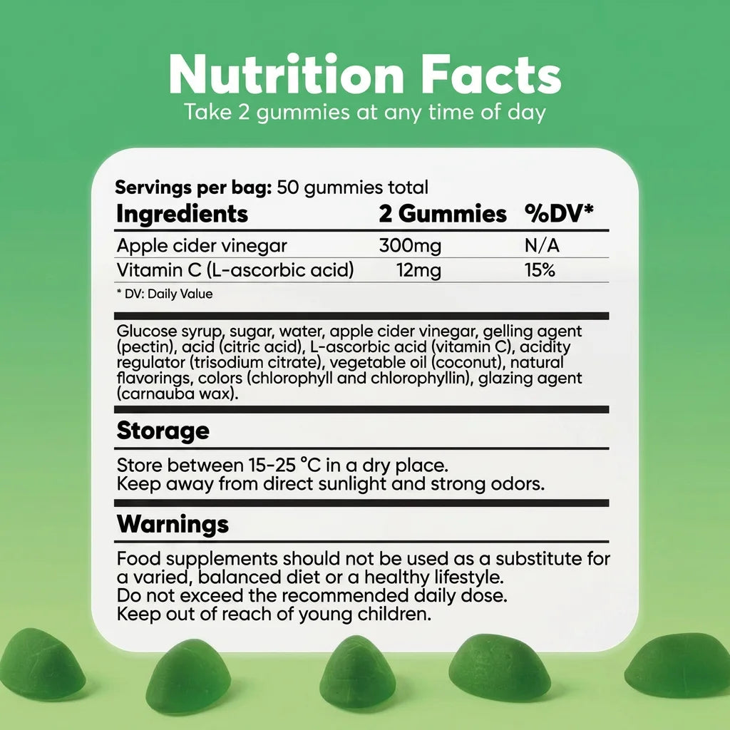 D-Tox — Apple Cider Vinegar Gummies